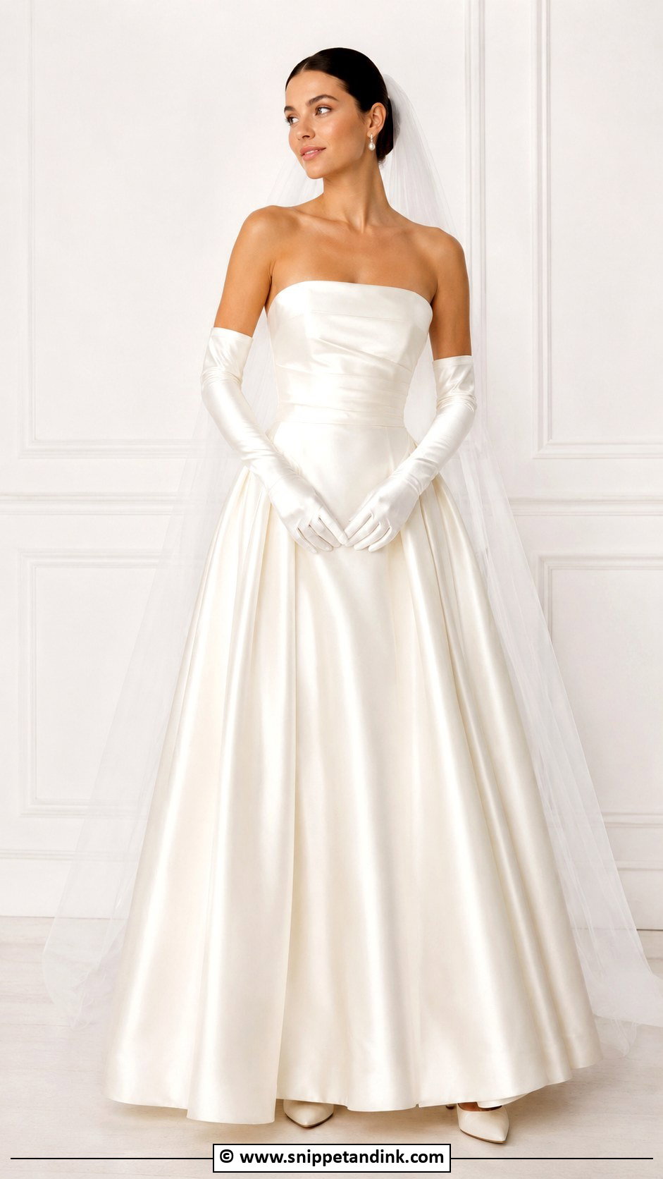Mikado Wedding Dress - Snippet and Ink - 30 Chic Wedding Dress Ideas