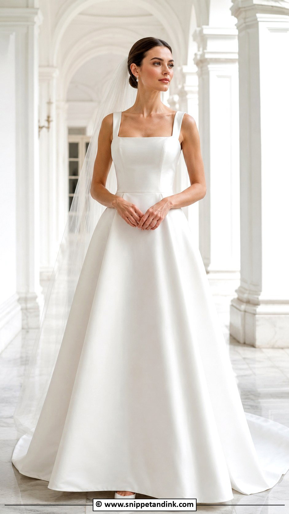 Mikado Wedding Dress - Snippet and Ink - 30 Simple Timeless Wedding Dress Ideas