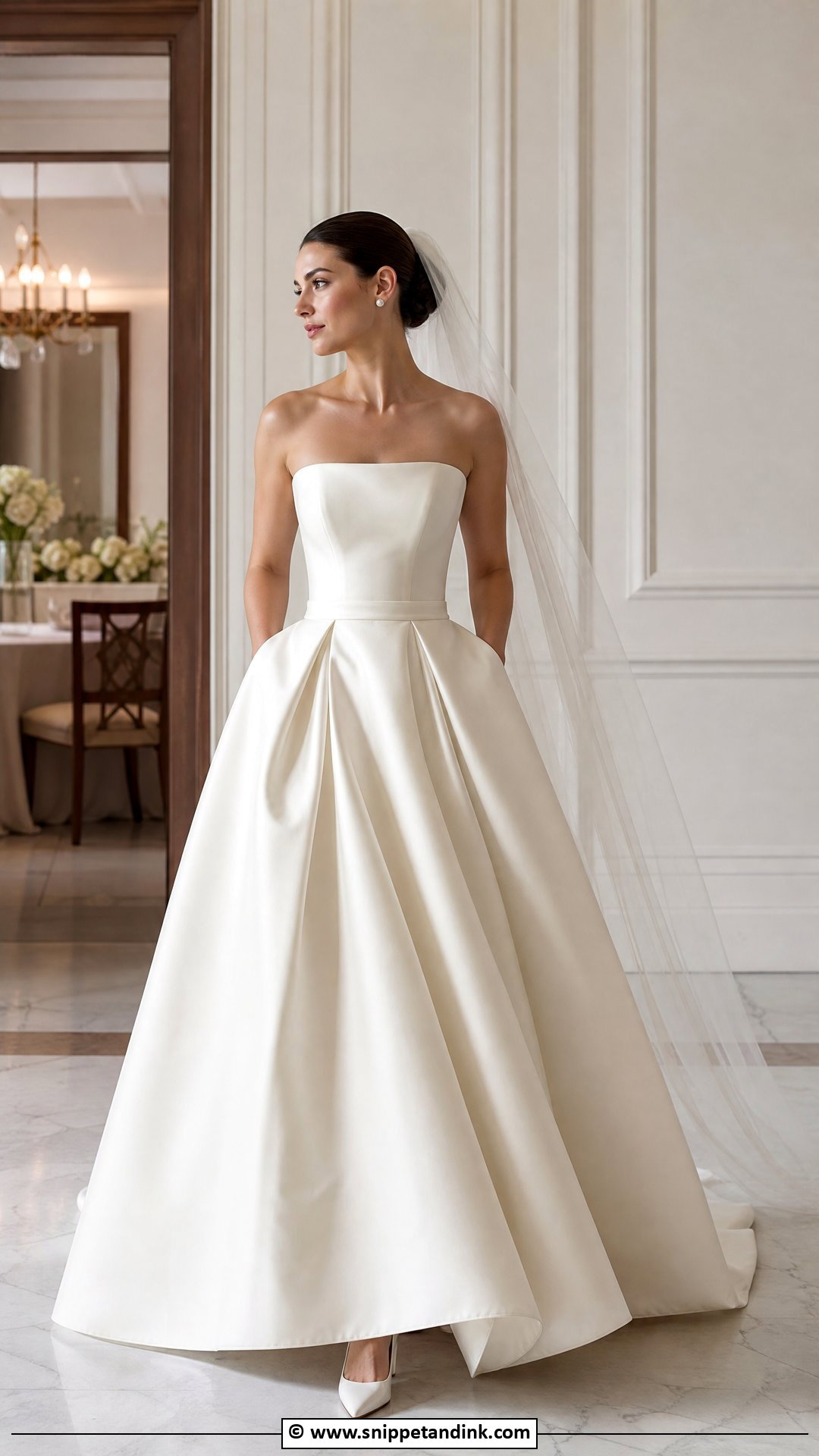 Mikado Wedding Dress - Snippet and Ink - 35 Dreamy Wedding Dress Ideas