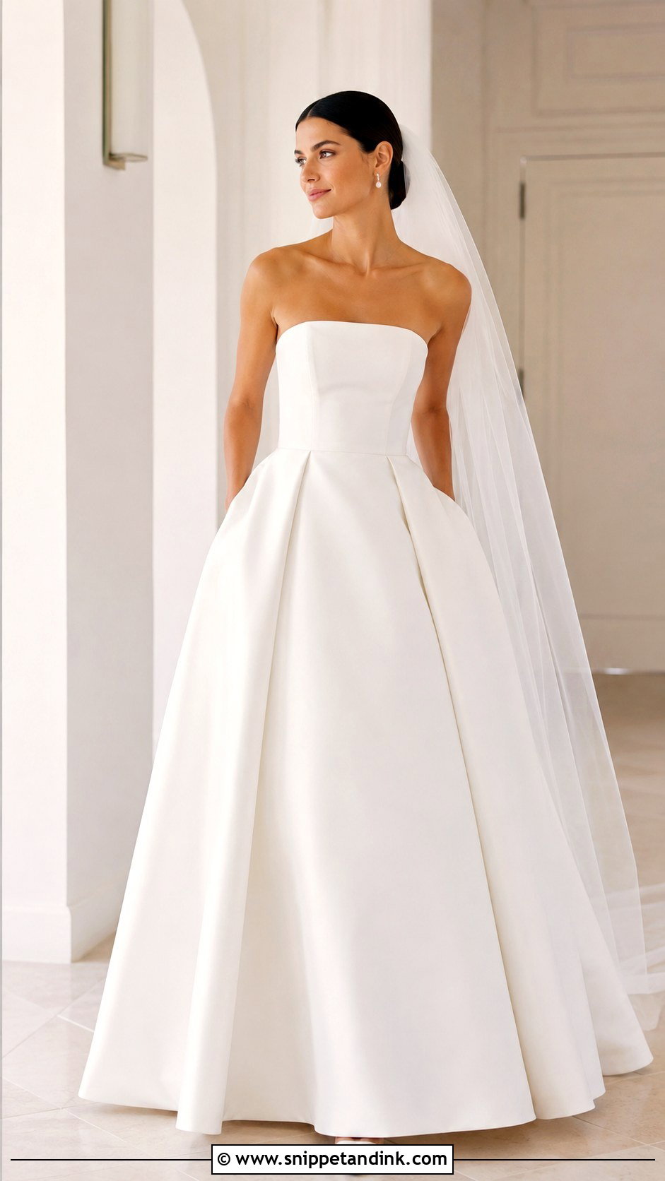 Mikado Wedding Dress With Pockets - Snippet and Ink - 25 Mikado Wedding Dress Ideas