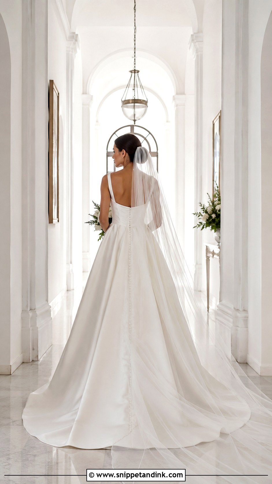 Mikado Wedding Dress With Square Back - Snippet and Ink - 25 Mikado Wedding Dress Ideas
