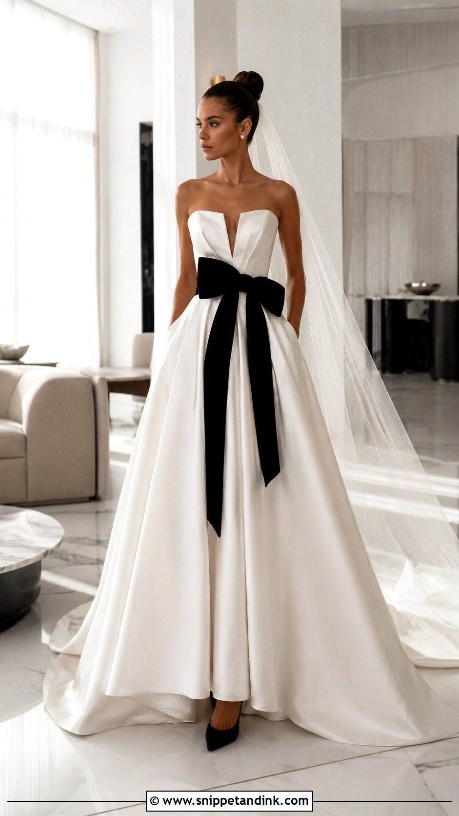 Milla Nova Black And Ivory Wedding Dress - Snippet and Ink - 20 Millanova Wedding Dress Ideas