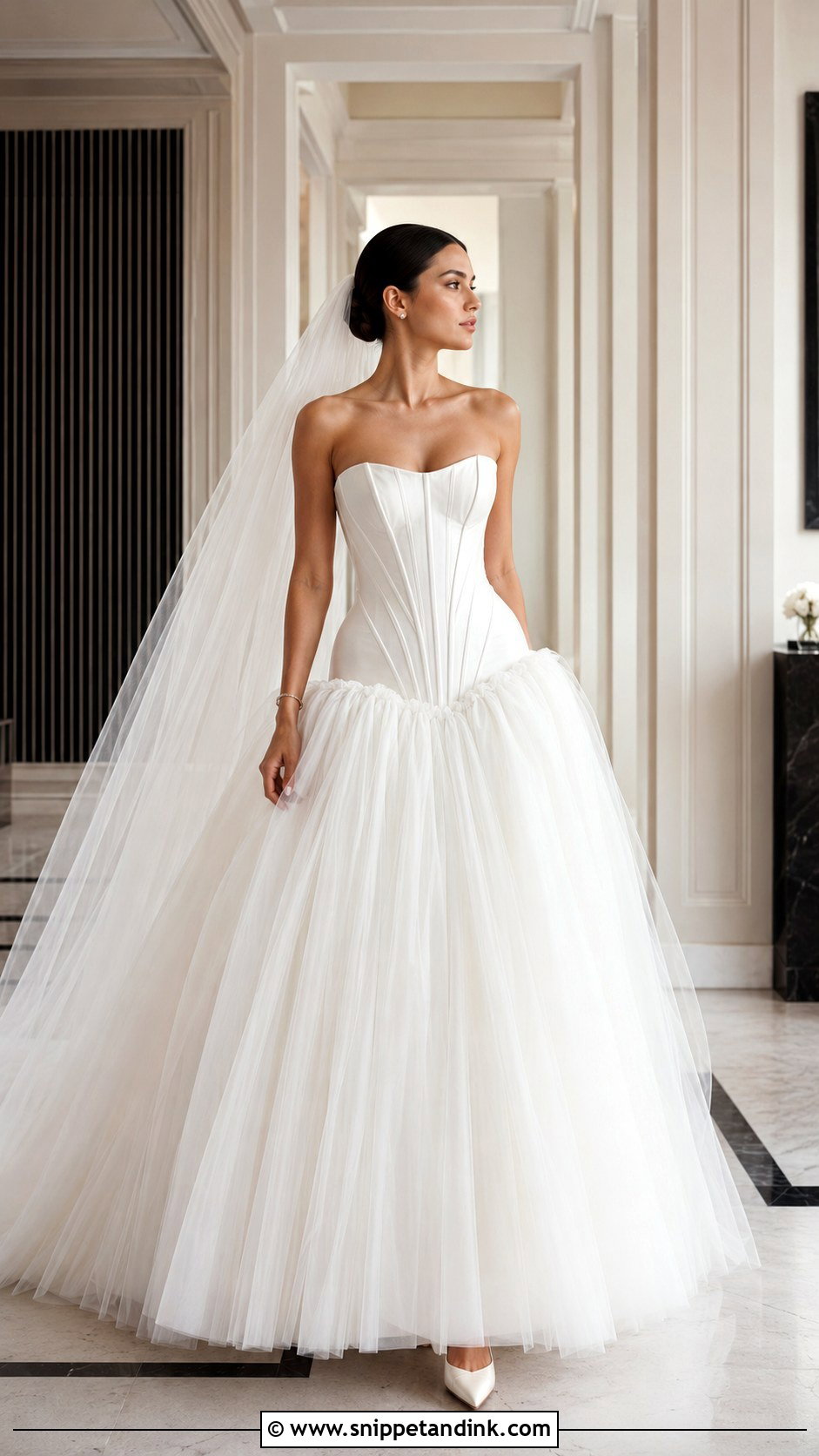 Milla Nova Dropped Waist Wedding Dress - Snippet and Ink - 20 Mila Nova Wedding Dress Ideas