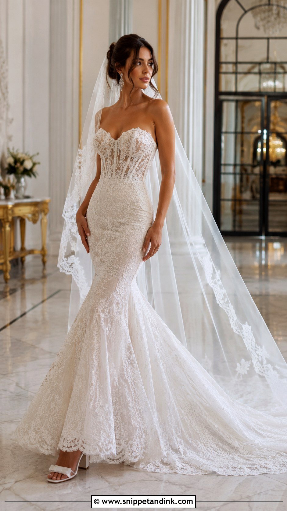 Milla Nova Mermaid Wedding Dress With Lace - Snippet and Ink - 20 Millanova Wedding Dress Ideas