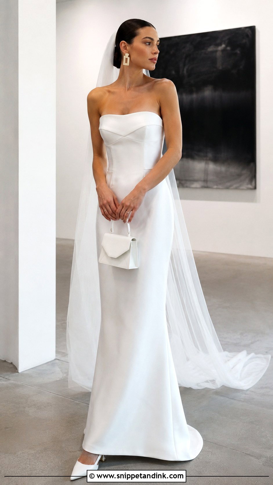 Milla Nova Minimalist Satin Wedding Dress - Snippet and Ink - 20 Mila Nova Wedding Dress Ideas
