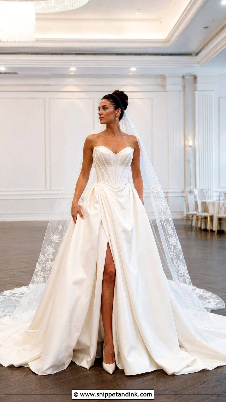 Milla Nova Strapless Corset Wedding Dress - Snippet and Ink - 20 Millanova Wedding Dress Ideas