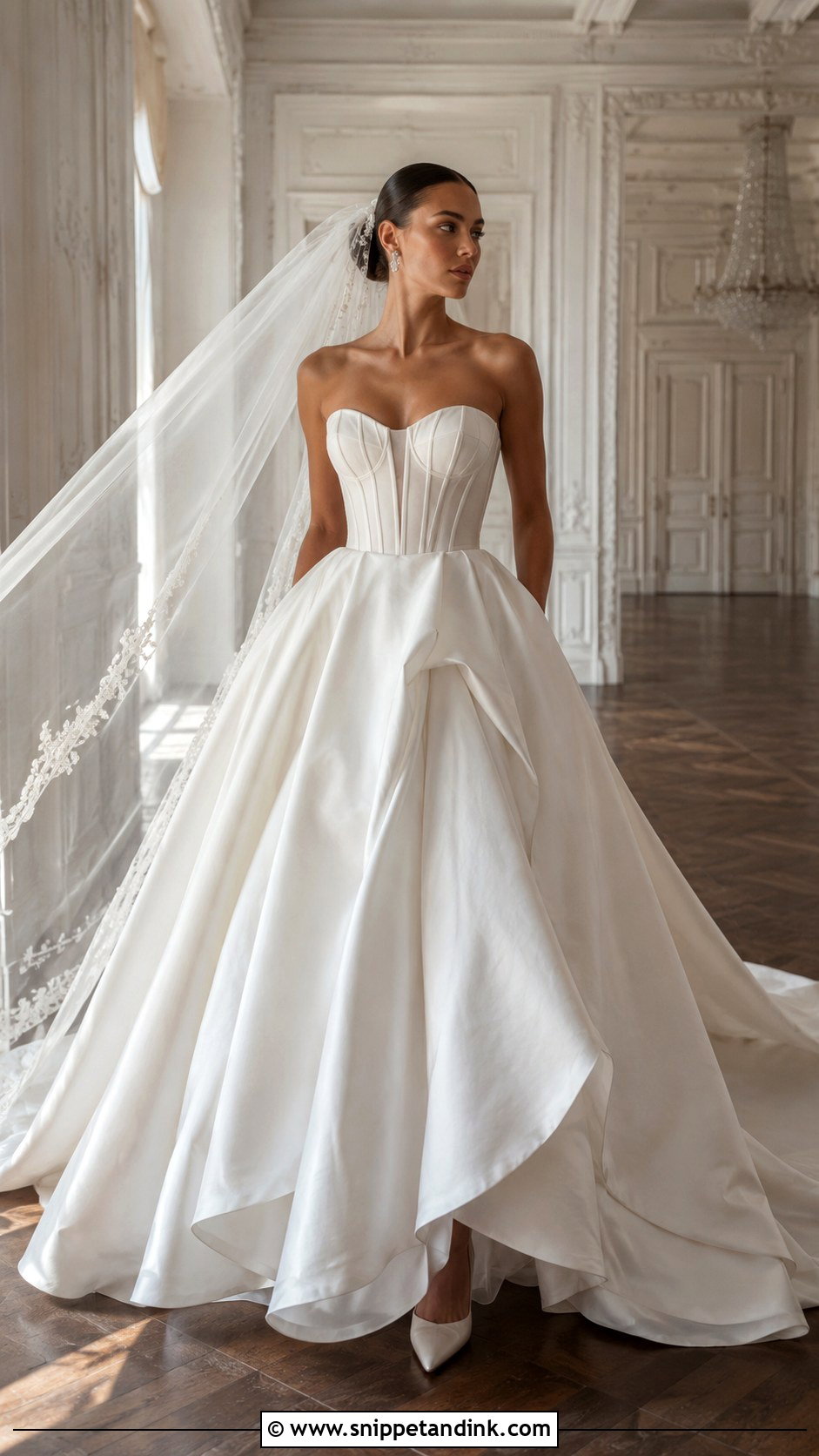 Milla Nova Strapless Princess Wedding Dress - Snippet and Ink - 20 Mila Nova Wedding Dress Ideas