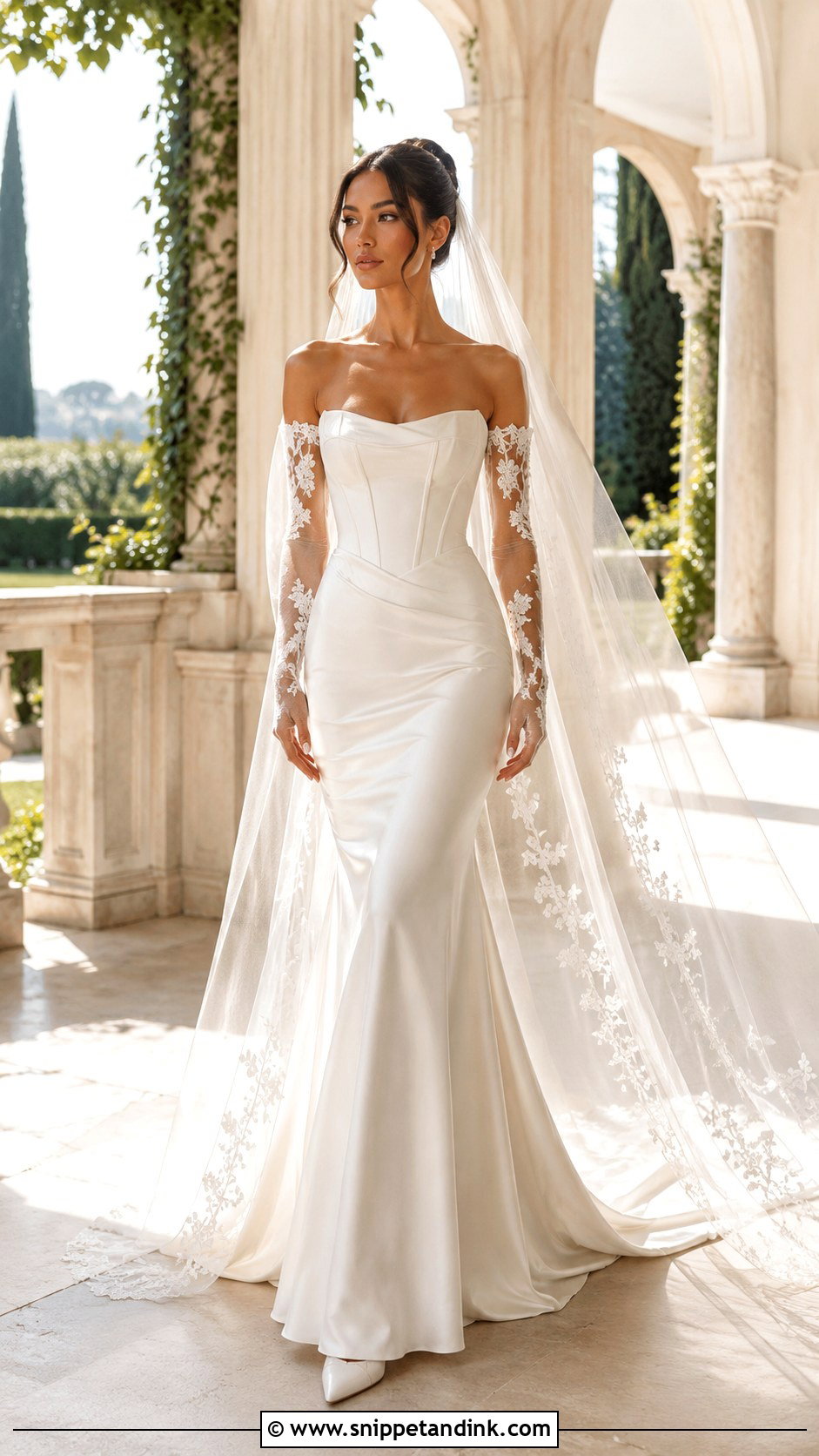 Milla Nova Wedding Dress With Detachable Sleeves - Snippet and Ink - 20 Millanova Wedding Dress Ideas