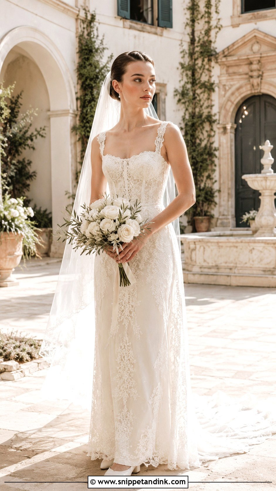 Millie Bobby Brown Italian Villa Wedding Dress - Snippet and Ink - 30 Millie Bobby Brown Wedding Dress Ideas