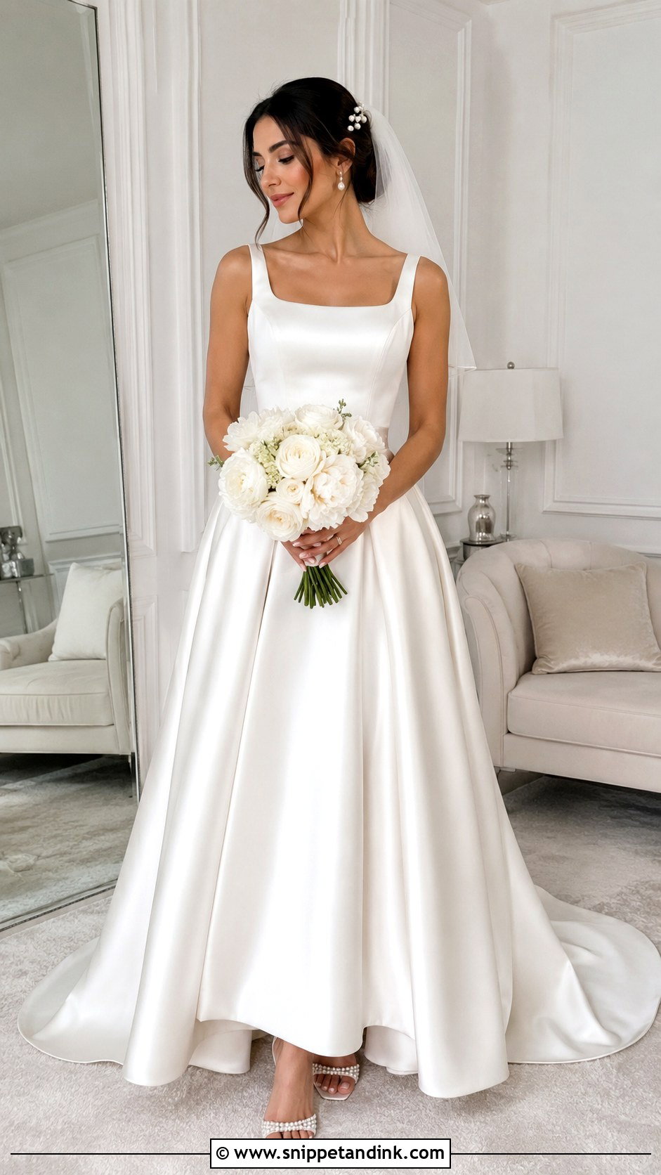 Millie Bobby Brown Pearl Bridal Outfit - Snippet and Ink - 30 Millie Bobby Brown Wedding Dress Ideas