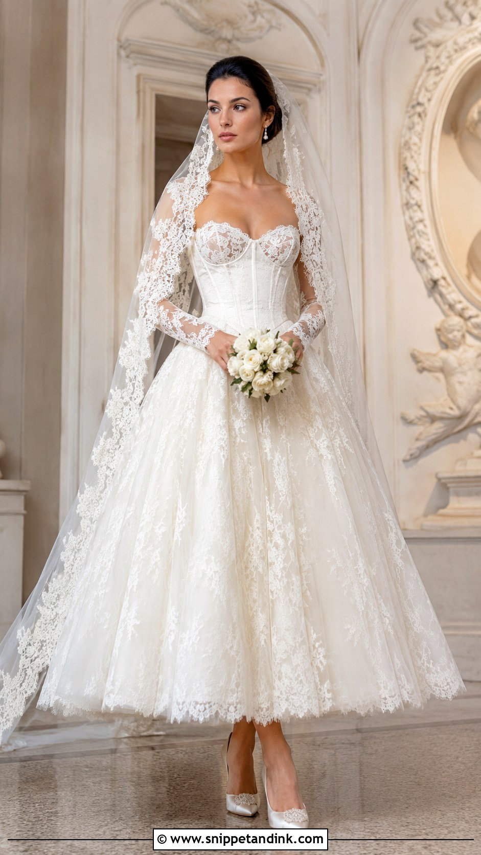 Millie Bobby Brown Vintage Valentino Wedding Dress - Snippet and Ink - 30 Millie Bobby Brown Wedding Dress Ideas