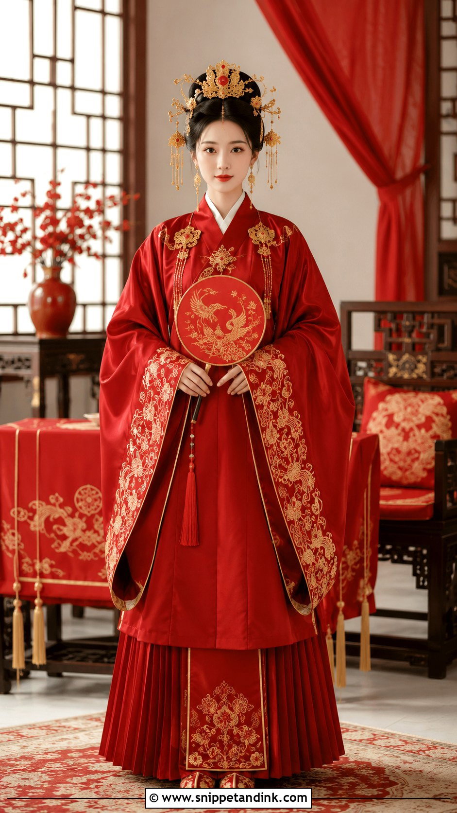 Ming Dynasty Hanfu Wedding Dress - Snippet and Ink - 25 Traditional Chinese Wedding Dress Ideas