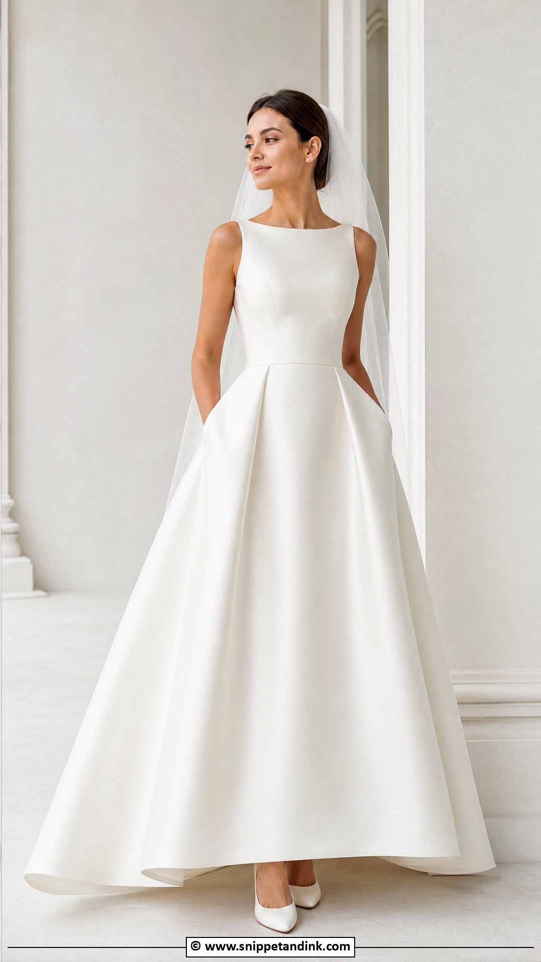 Minimal Ballgown Wedding Dress - Snippet and Ink - 35 Ballgown Wedding Dress Ideas