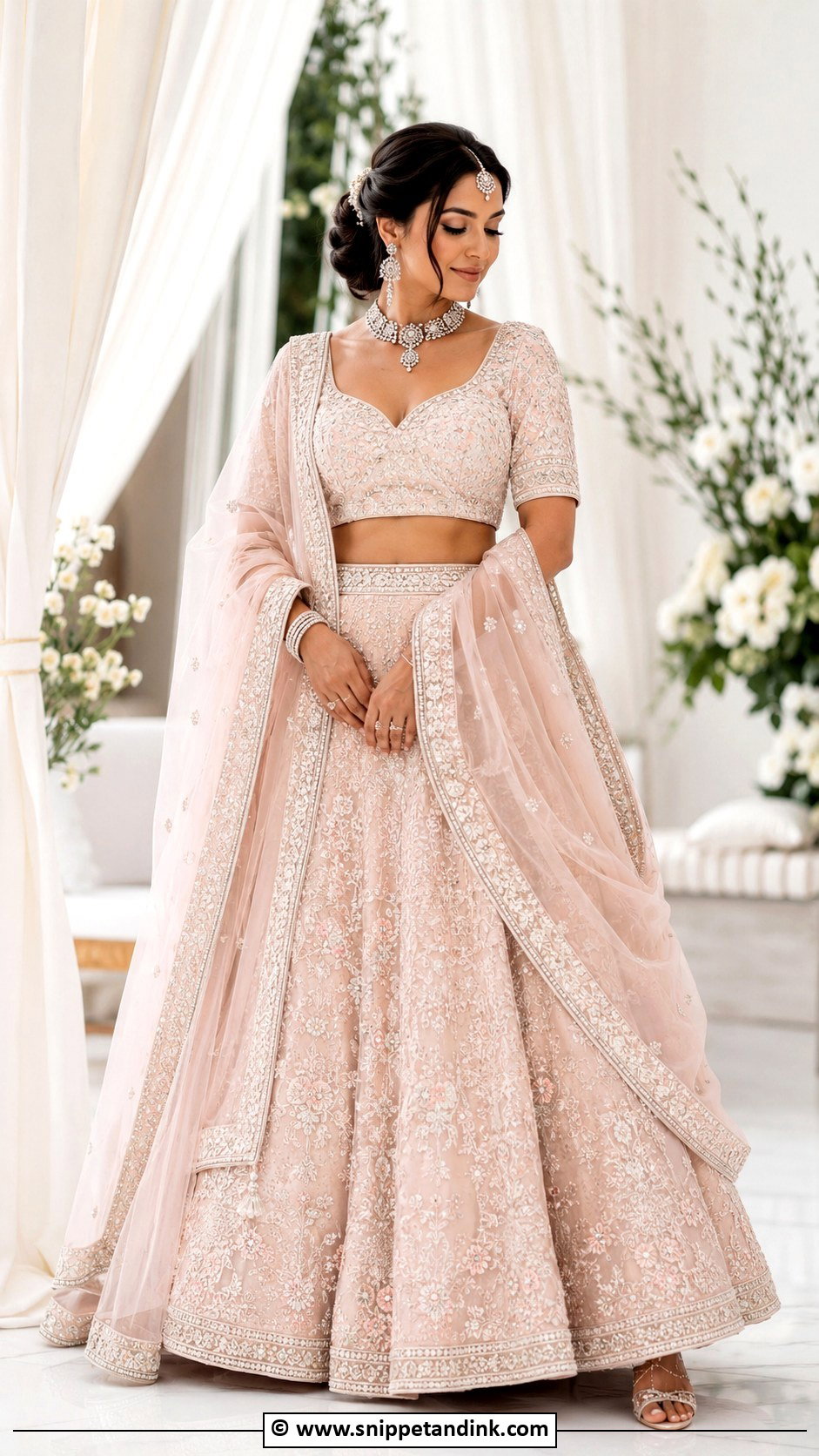 Minimal Barat Bride Lehenga - Snippet and Ink - 30 Barat Bride Ideas