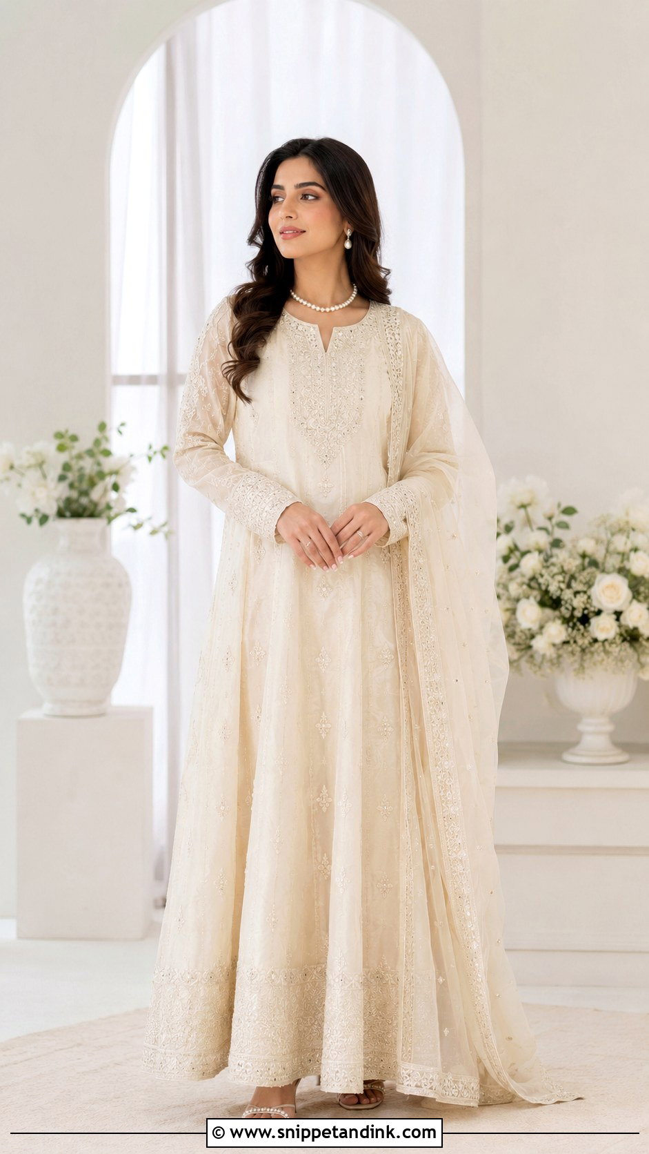 Minimal Bridal Dress Pakistan - Snippet and Ink - 25 Bridal Dresses Pakistan
