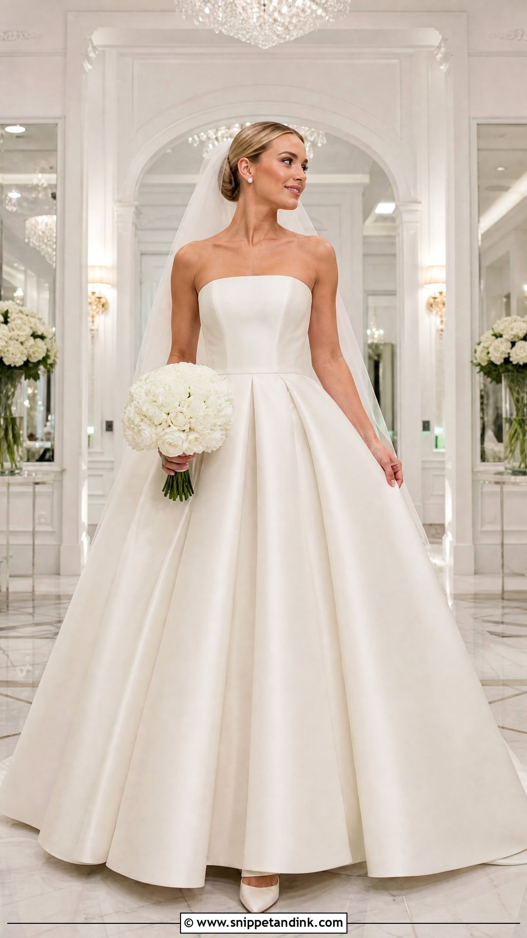 Minimal Bride Mikado Ball Gown - Snippet and Ink - 20 Minimal Bride Ideas