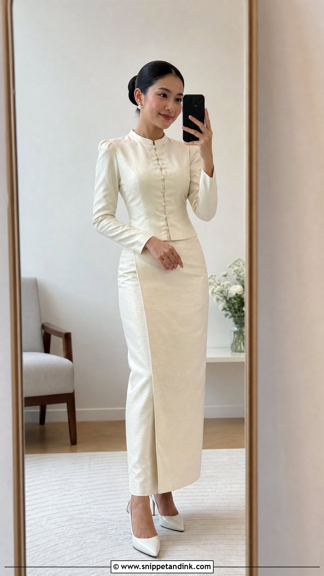 Minimal Burmese Wedding Dress - Snippet and Ink - 25 Burmese Wedding Dress Ideas