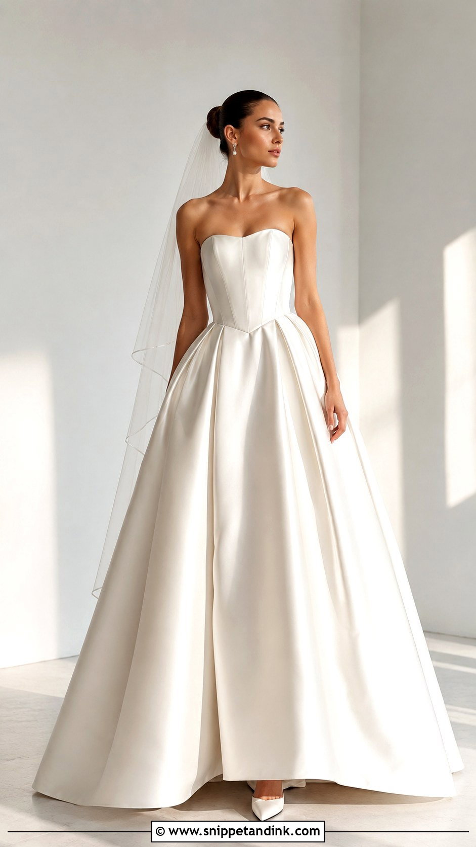 Minimal Corset Wedding Dress Ballgown - Snippet and Ink - 25 Corset Wedding Dress Ballgown Ideas