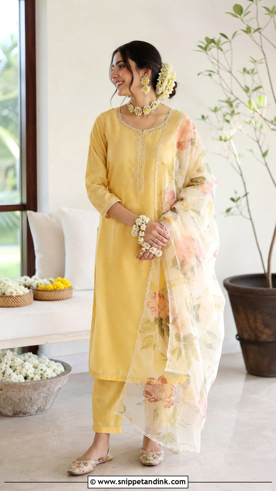 Minimal Cotton Silk Bridal Mayon Dress - Snippet and Ink - 20 Bridal Mayon Dress Ideas