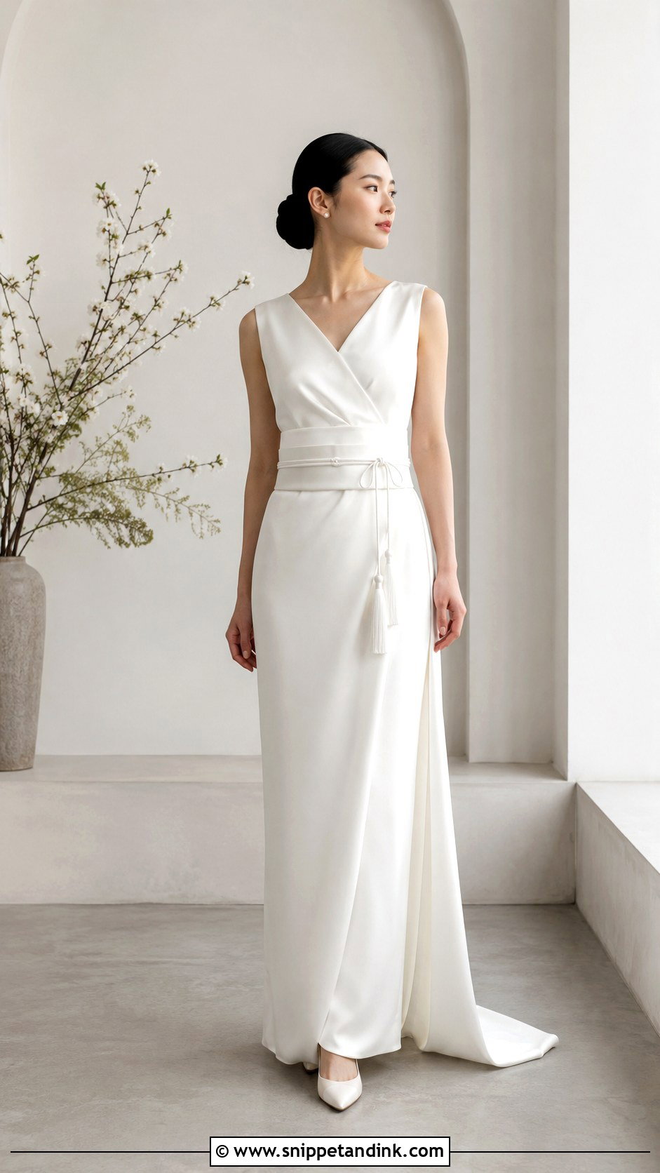 Minimal Japanese Wedding Dress - Snippet and Ink - 30 Japanese Wedding Dress Ideas