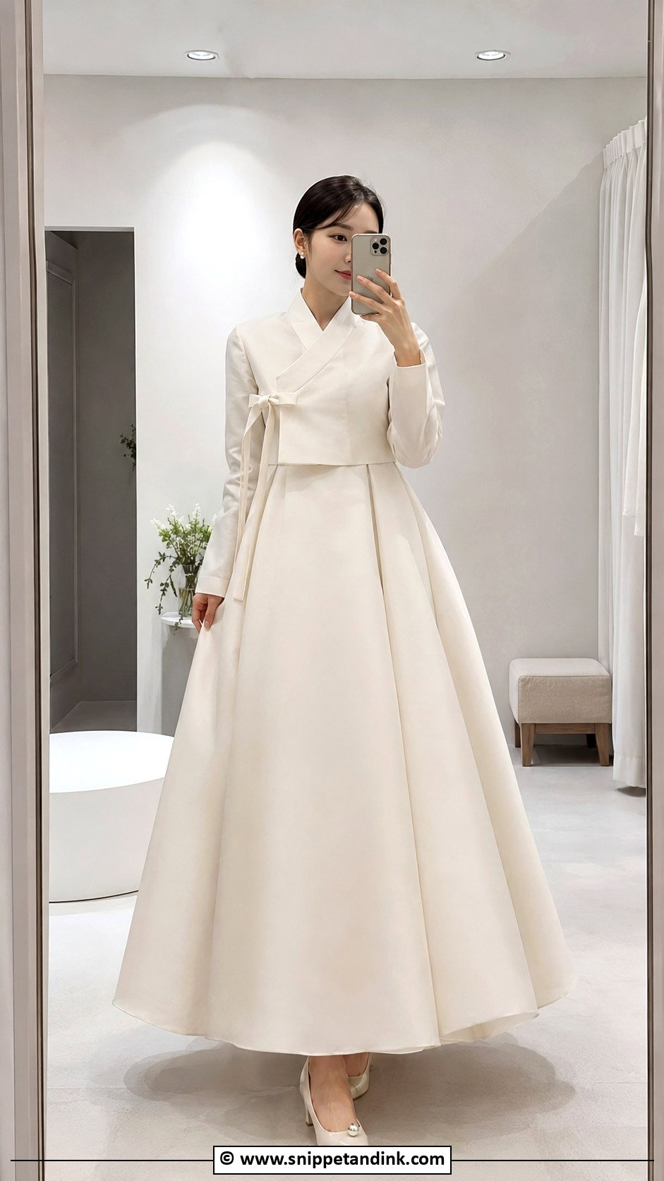 Minimal Korean Wedding Dress - Snippet and Ink - 25 Korean Wedding Dresses