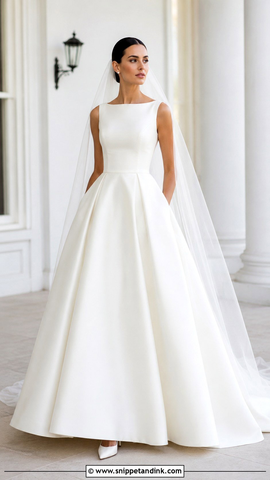 Minimal Princess Wedding Dress - Snippet and Ink - 25 Dream Princesses Wedding Dresses