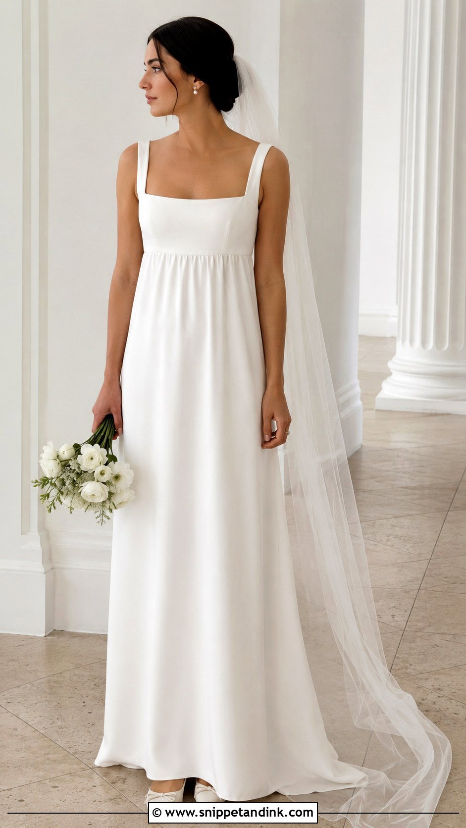 Minimal Regency Wedding Dress - Snippet and Ink - 25 Regency Wedding Dress Ideas
