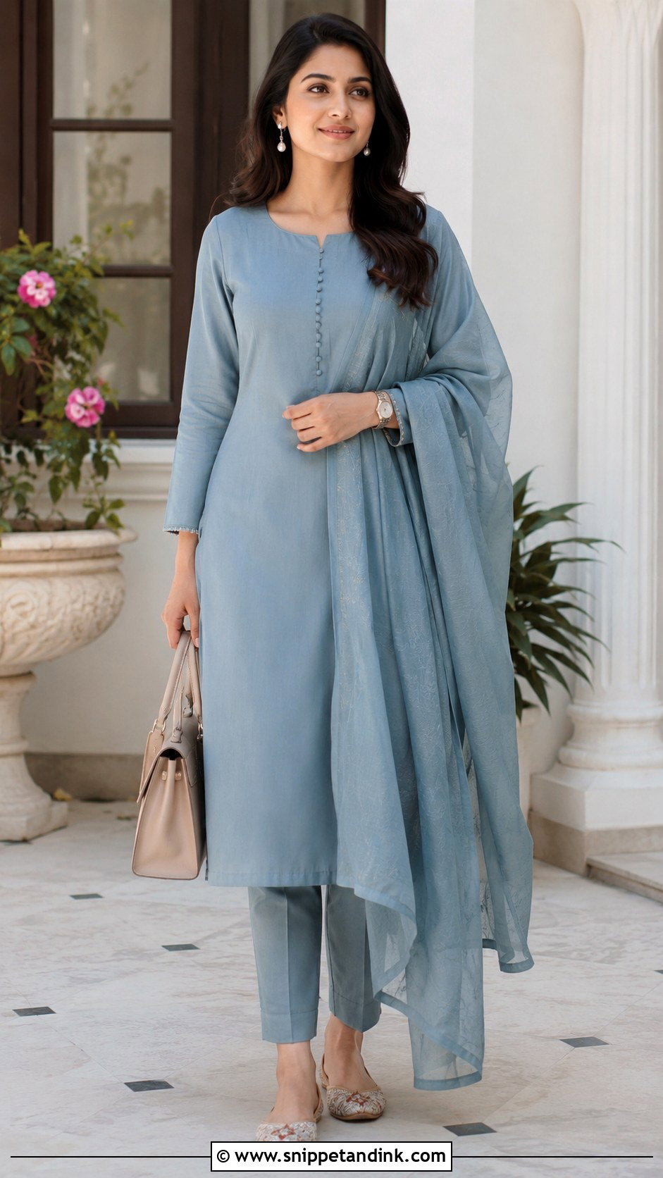 Minimal Salwar Suit Outfit - Snippet and Ink - 20 Aesthetic Indian Dress Ideas
