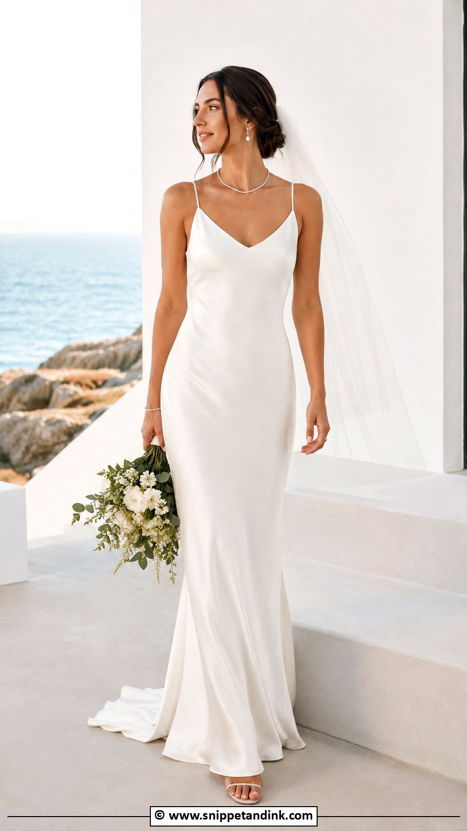 Minimal Silk Slip Wedding Dress - Snippet and Ink - 25 Latest Designer Dresses for Wedding
