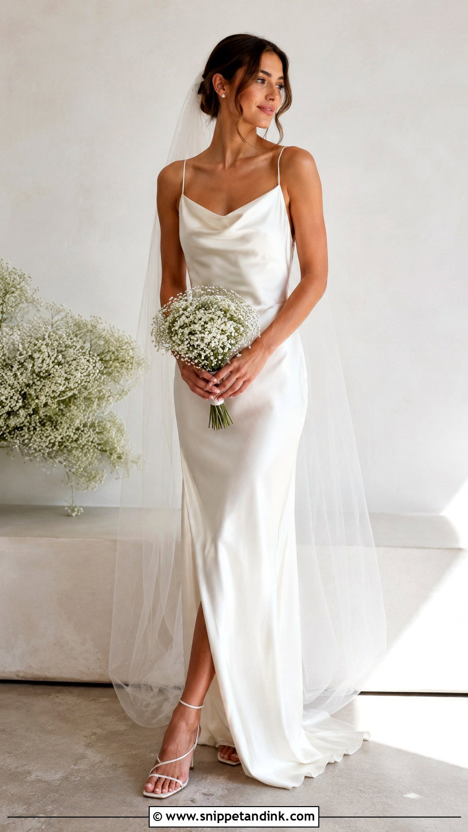 Minimal Slip Wedding Dress - Snippet and Ink - 25 Dress Design for Wedding Ideas
