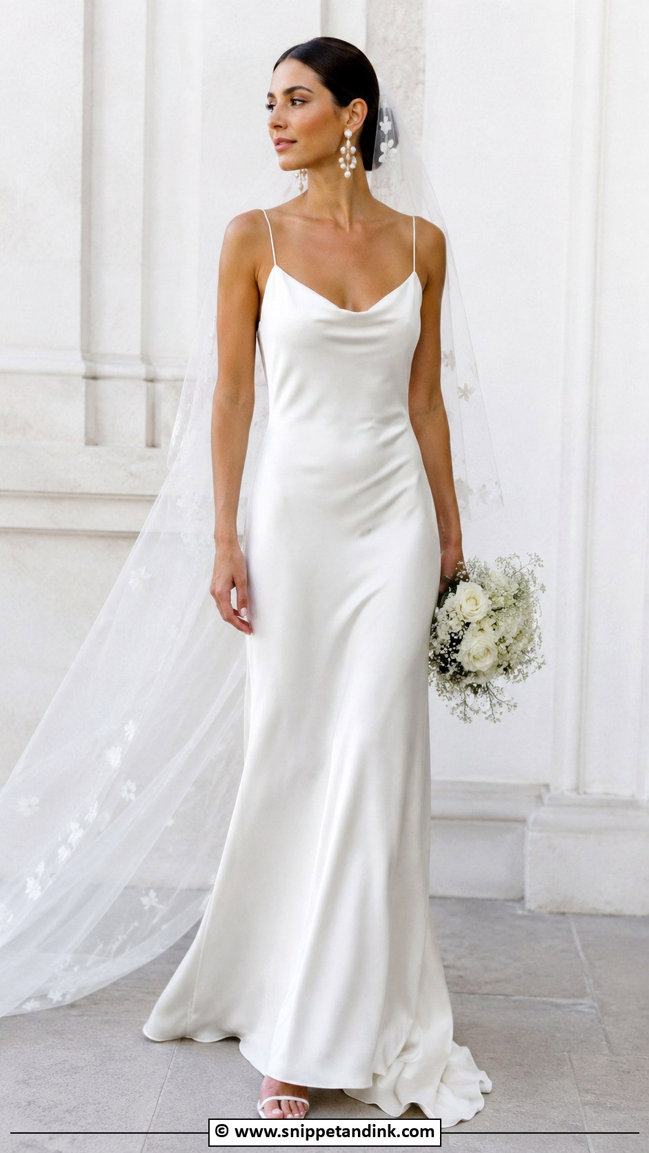 Minimal Slip Wedding Dress - Snippet and Ink - 25 Classy Wedding Dresses