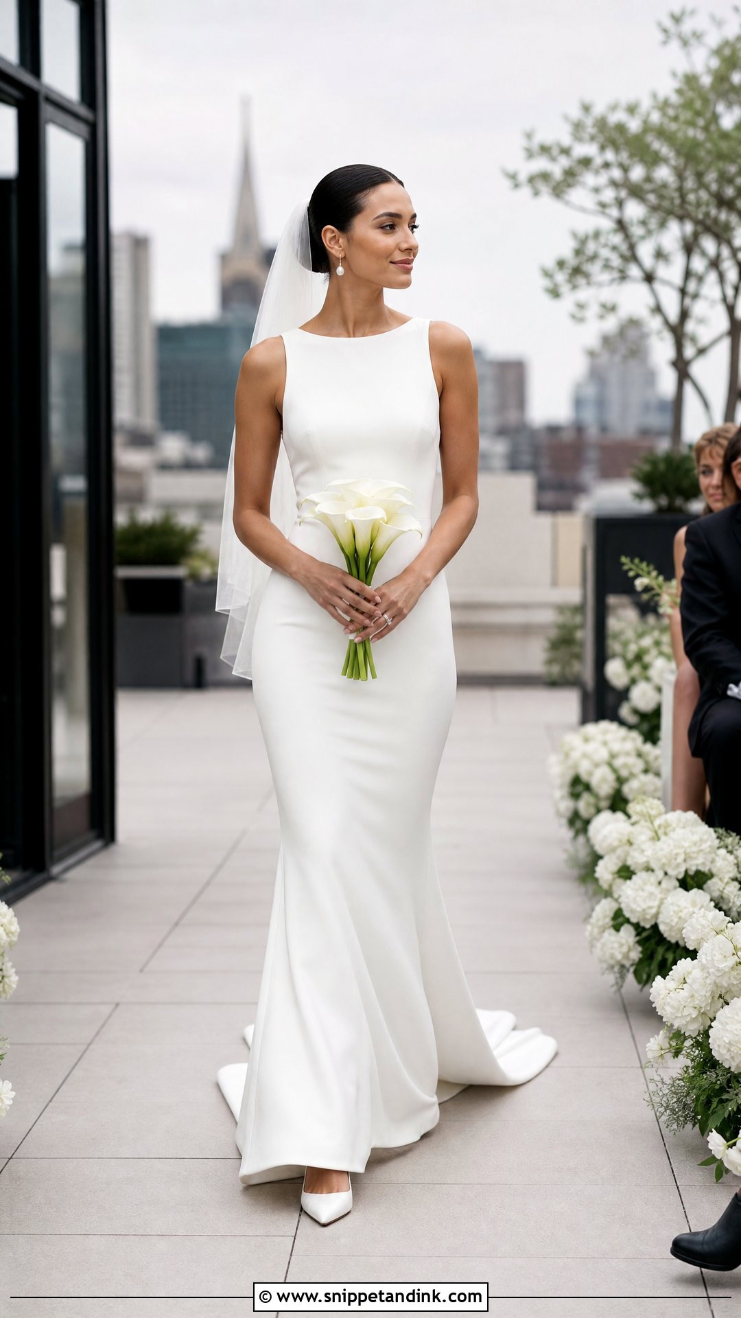 Minimal Train Mermaid Wedding Dress - Snippet and Ink - 25 Simple Mermaid Wedding Dress Ideas