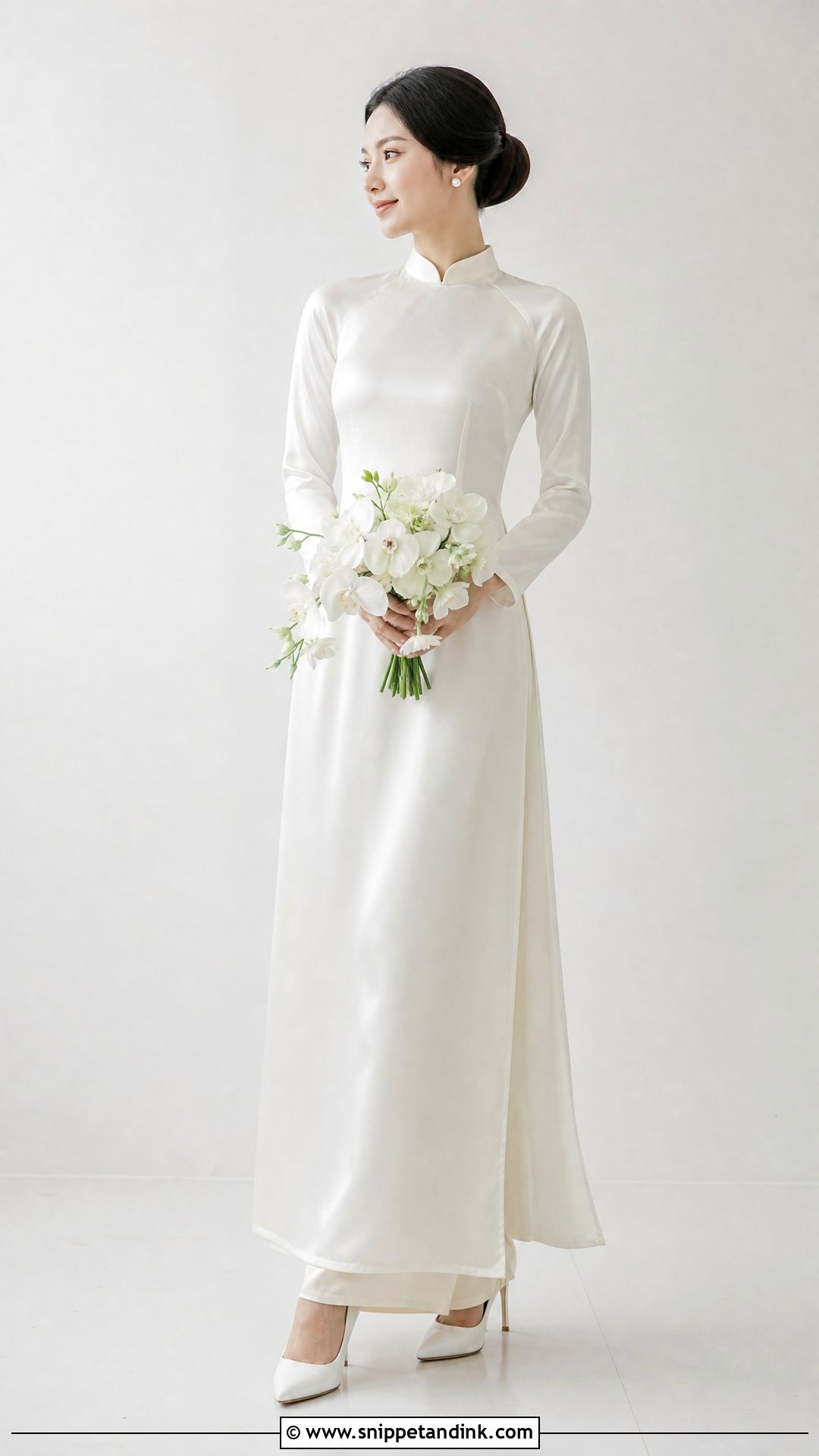 Minimal Vietnamese Wedding Ao Dai - Snippet and Ink - 25 Vietnamese Wedding Dress Ideas