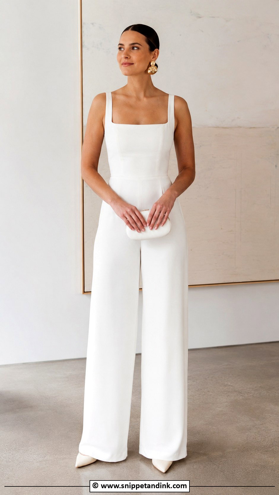Minimal Wedding Jumpsuit - Snippet and Ink - 30 Wedding Jumpsuit Ideas