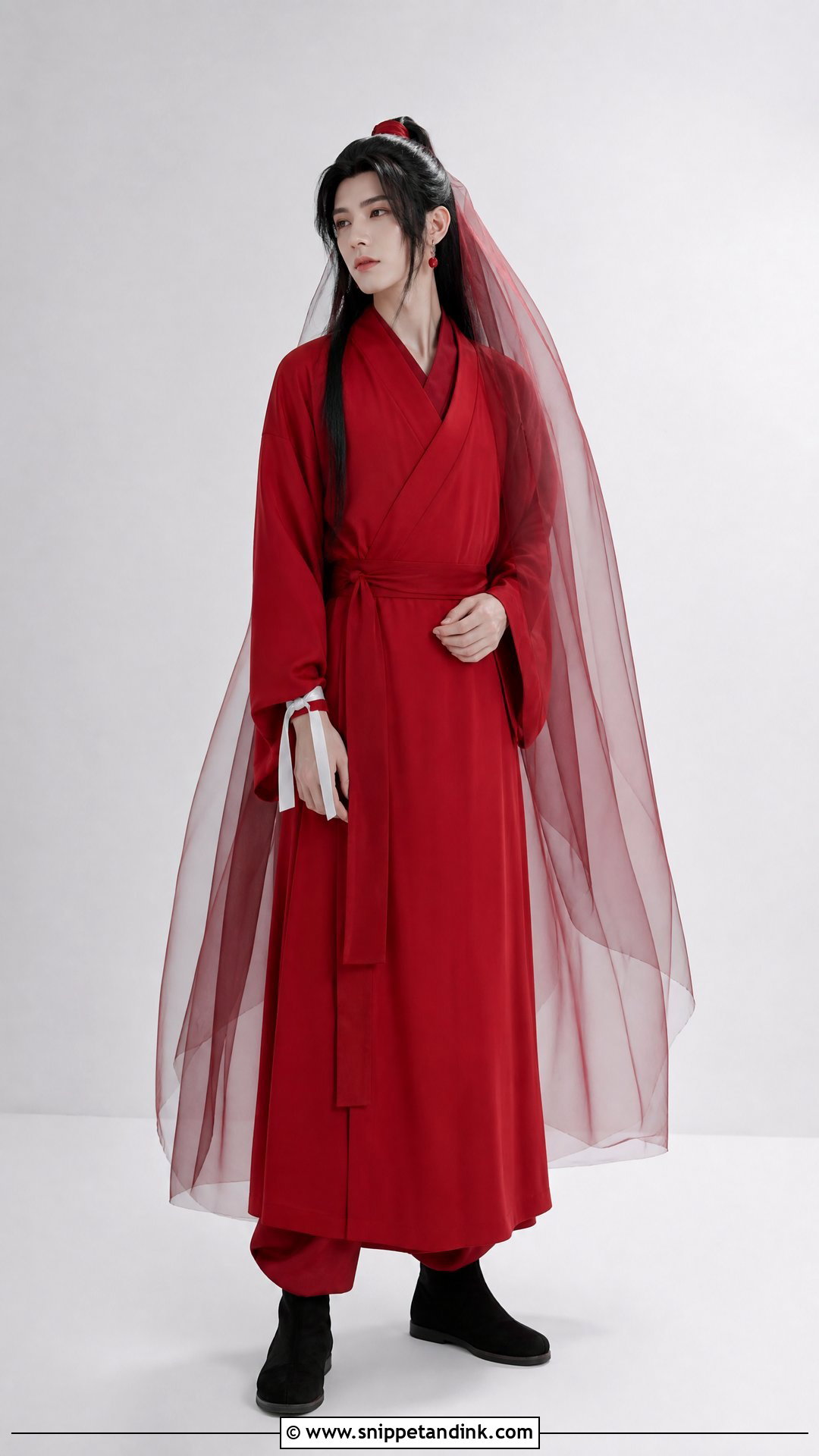 Minimal Xie Lian Wedding Dress - Snippet and Ink - 20 Xie Lian Wedding Dress Ideas