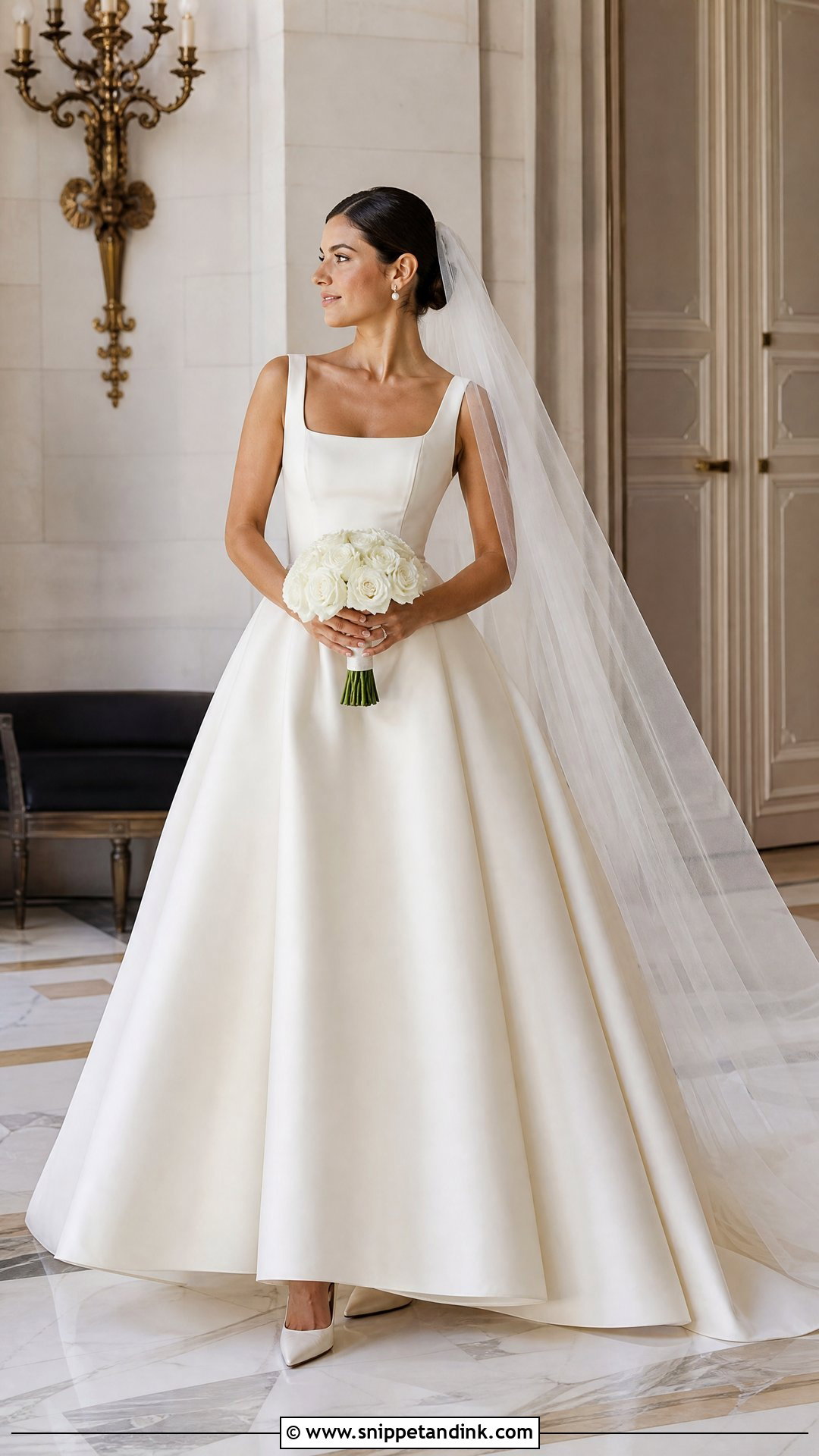 Minimalist Ball Gown Wedding Dress - Snippet and Ink - 20 Understated Wedding Dress Ideas