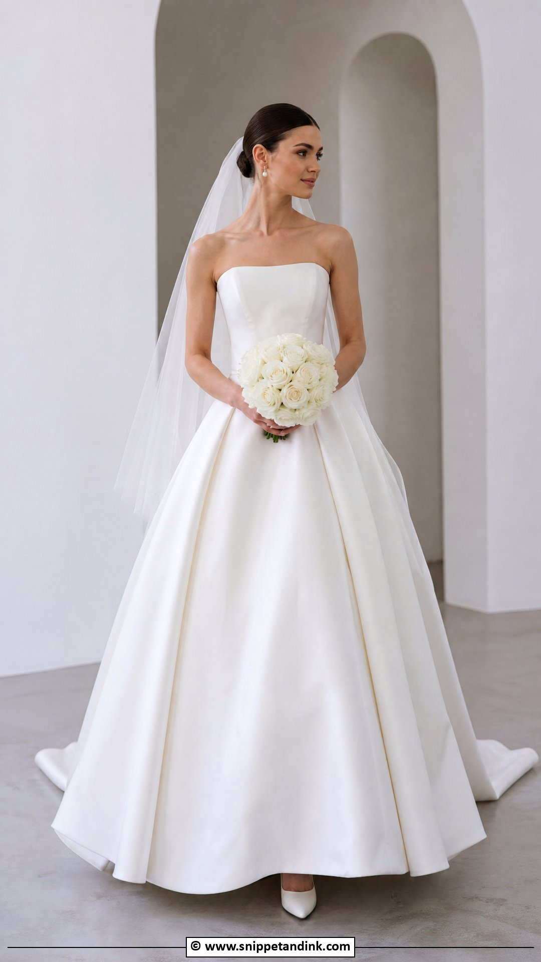Minimalist Ball Gown Wedding Dress - Snippet and Ink - 35 Ball Gown Wedding Dress Ideas