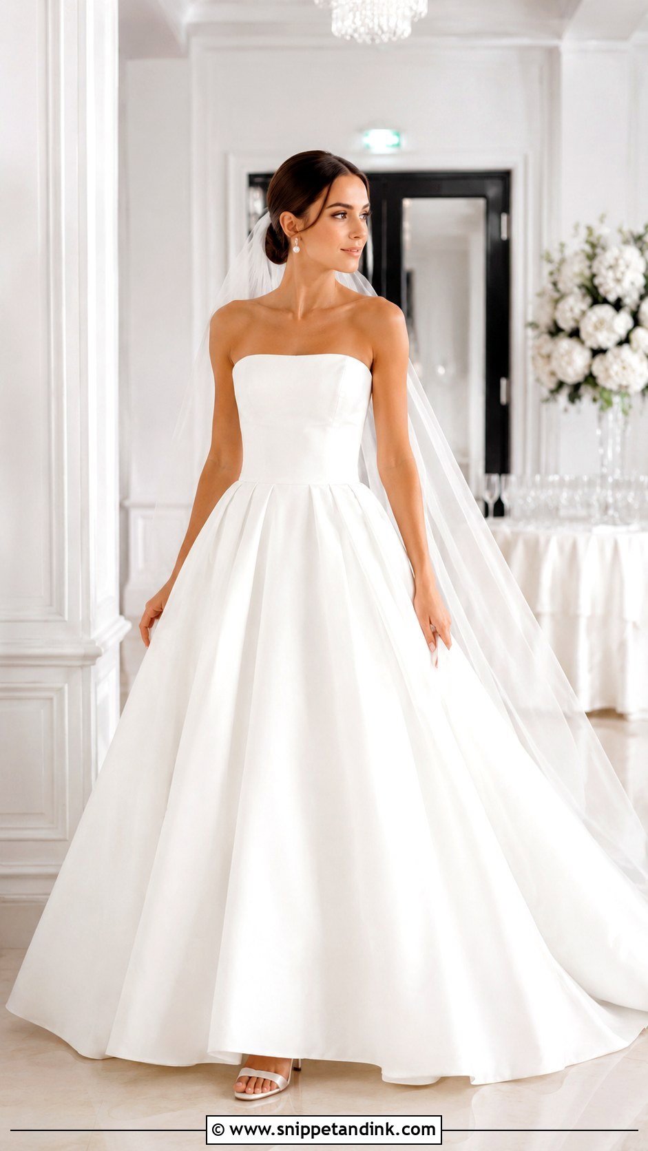 Minimalist Ball Gown Wedding Dress - Snippet and Ink - 25 Simple Classy Wedding Dress Ideas