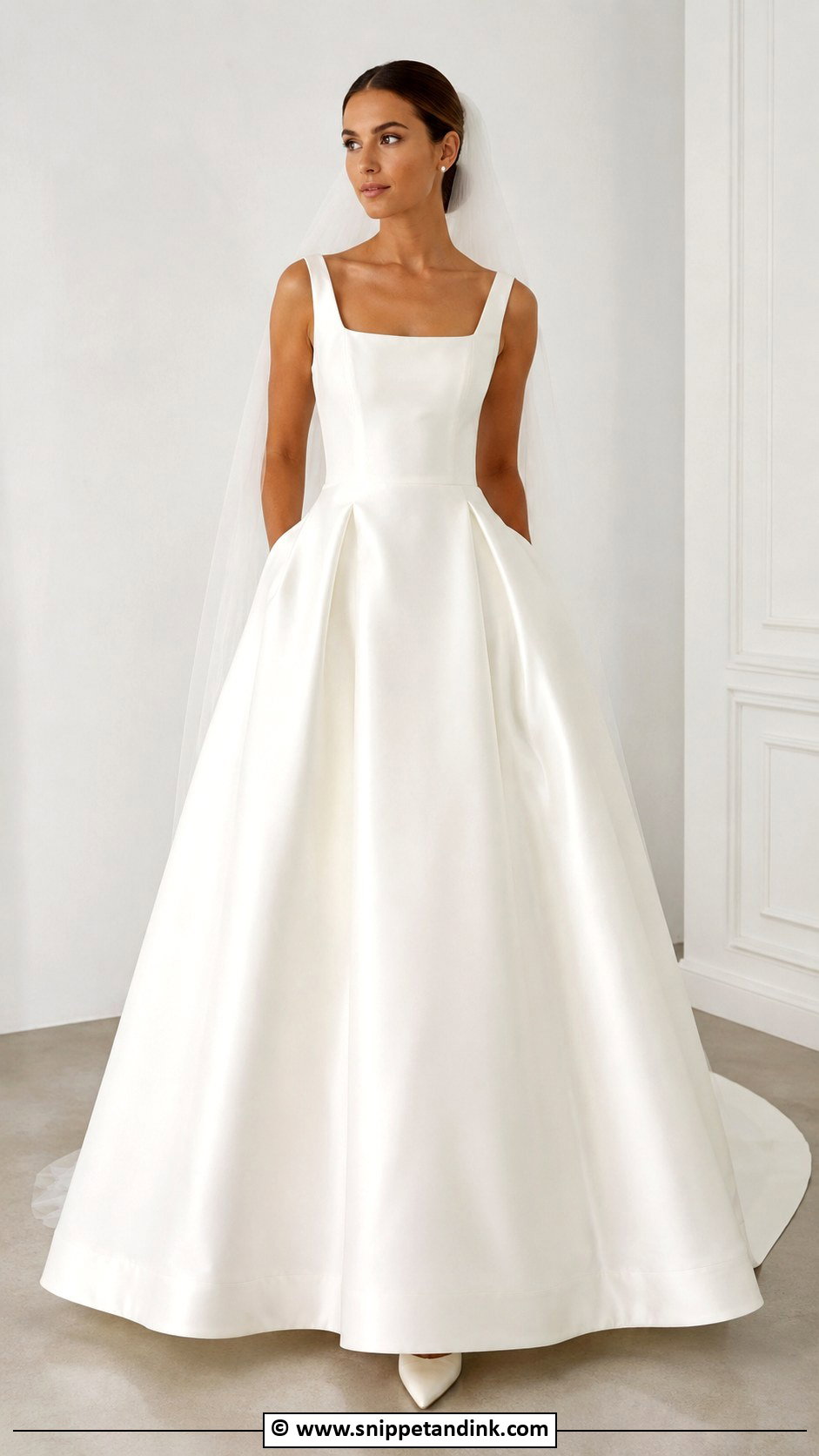 Minimalist Ball Gown Wedding Dress - Snippet and Ink - 30 Ball Gowns Wedding