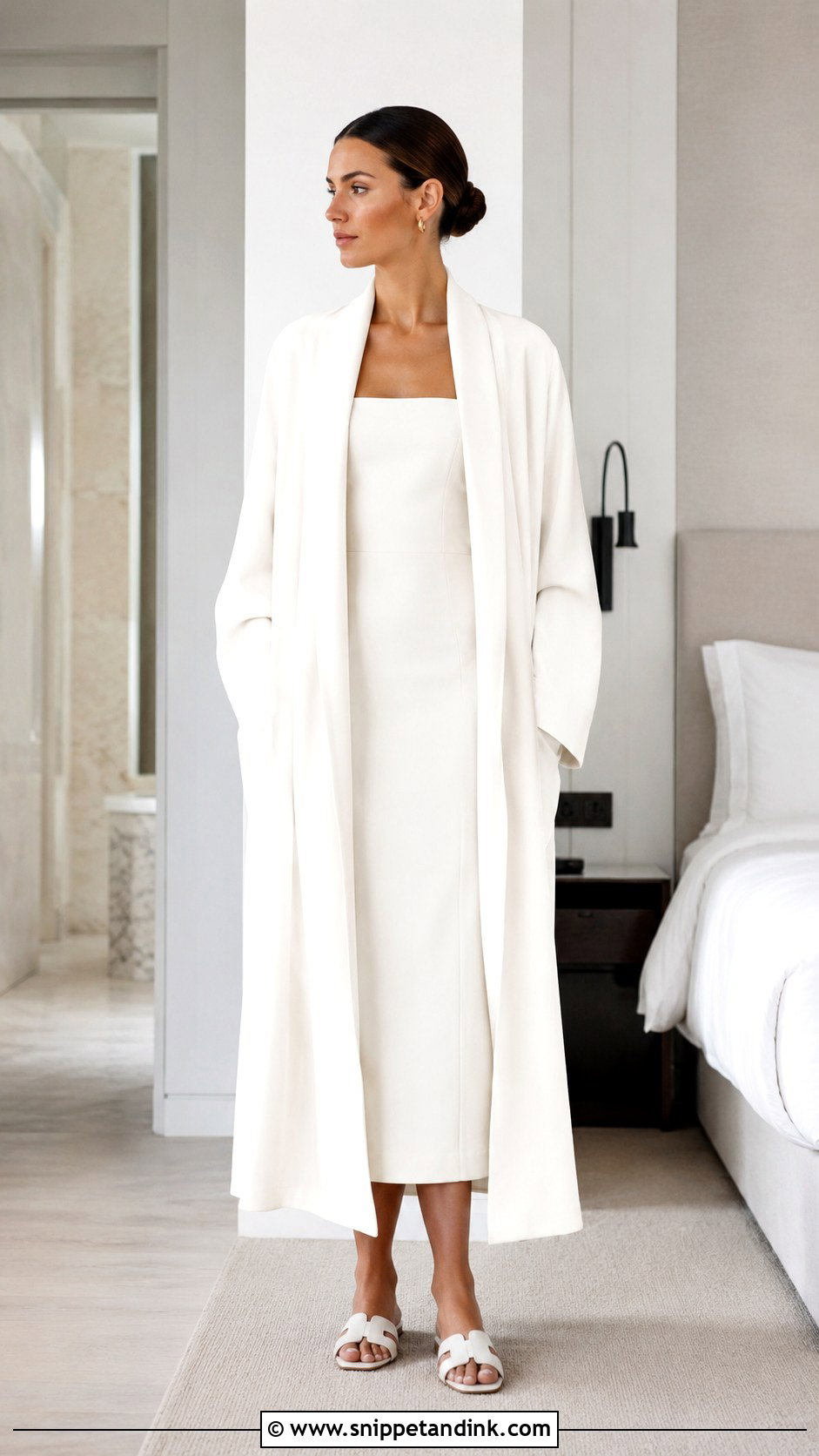 Minimalist Batas Bride Robe Outfit - Snippet and Ink - 20 Batas Bride Ideas