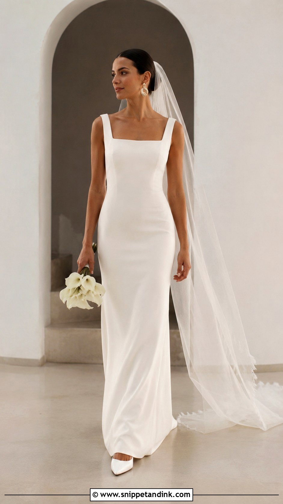 Minimalist Bridal Dress - Snippet and Ink - 25 Bridal Dresses 2025