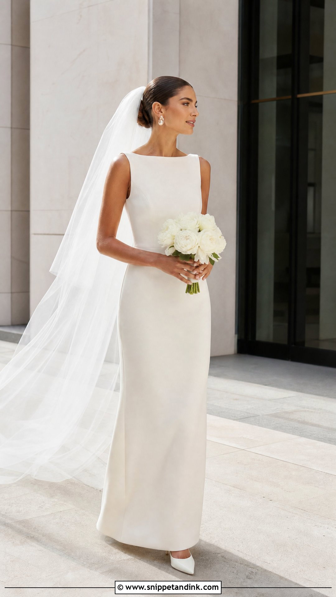 Minimalist Bridal Dress - Snippet and Ink - 25 Luxury Bridal Dress Ideas