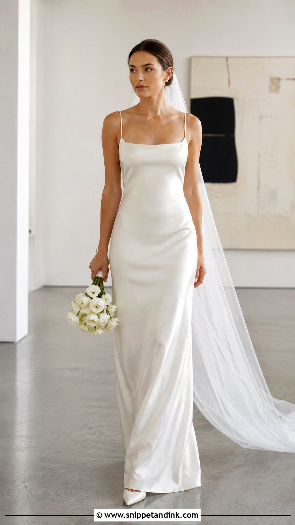Minimalist Bride Dress - Snippet and Ink - 25 Bride Dress Aesthetic Ideas