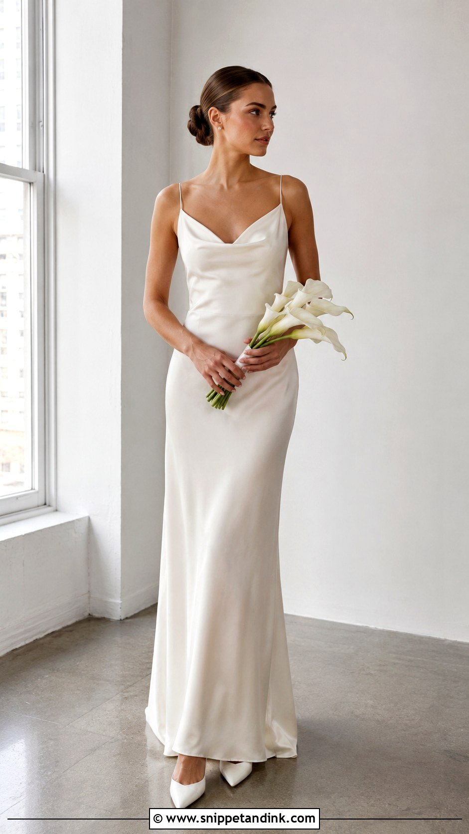 Minimalist Bride Dress - Snippet and Ink - 25 Elegant Bride Dress Ideas