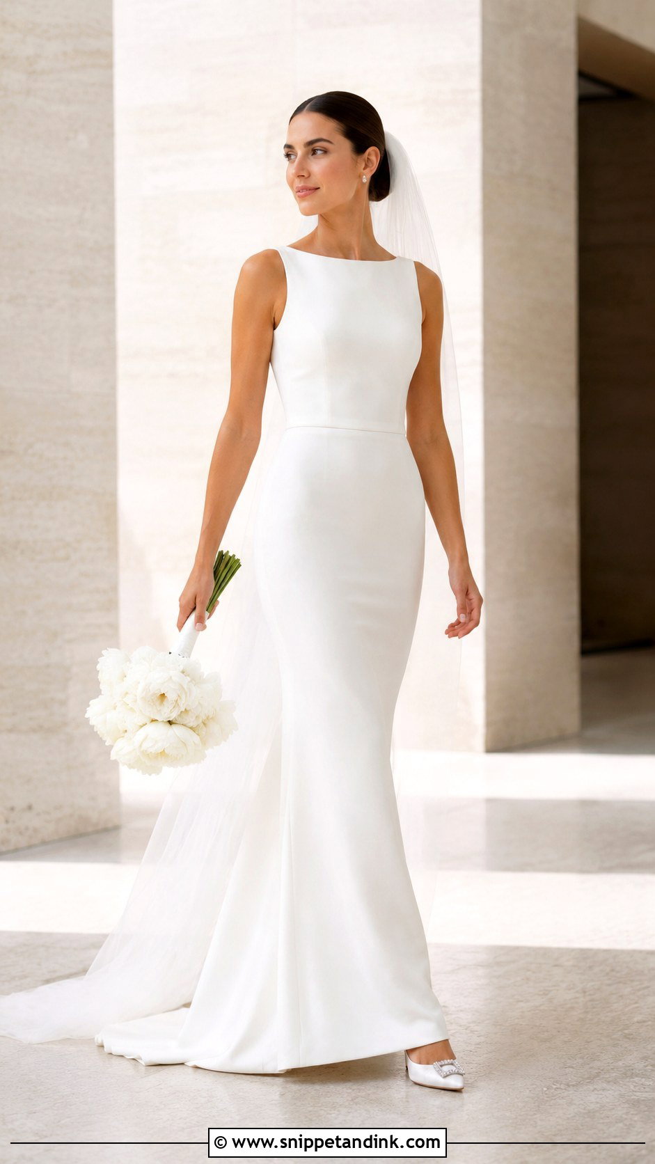 Minimalist Bride Look - Snippet and Ink - 25 Timeless Bride Ideas