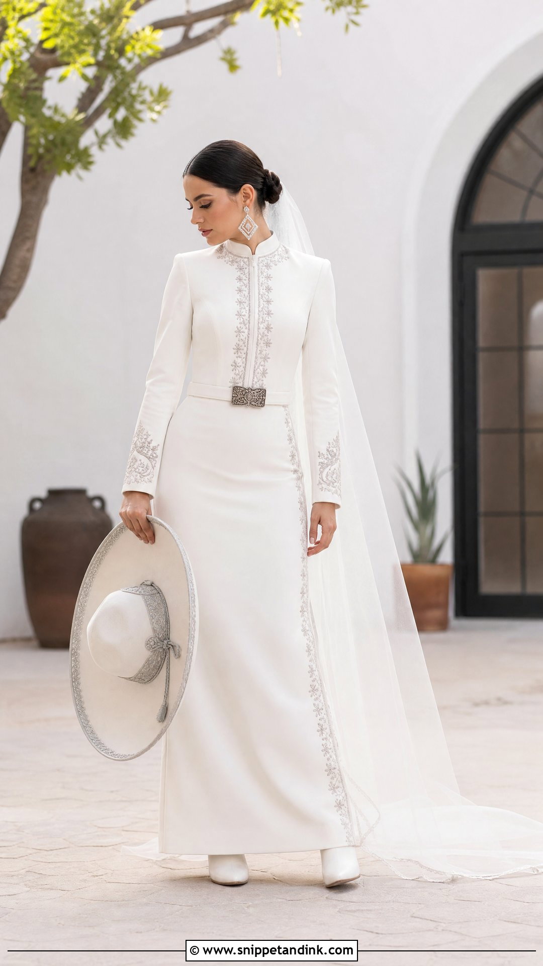 Minimalist Charro Wedding Dress - Snippet and Ink - 25 Charro Wedding Dress Ideas
