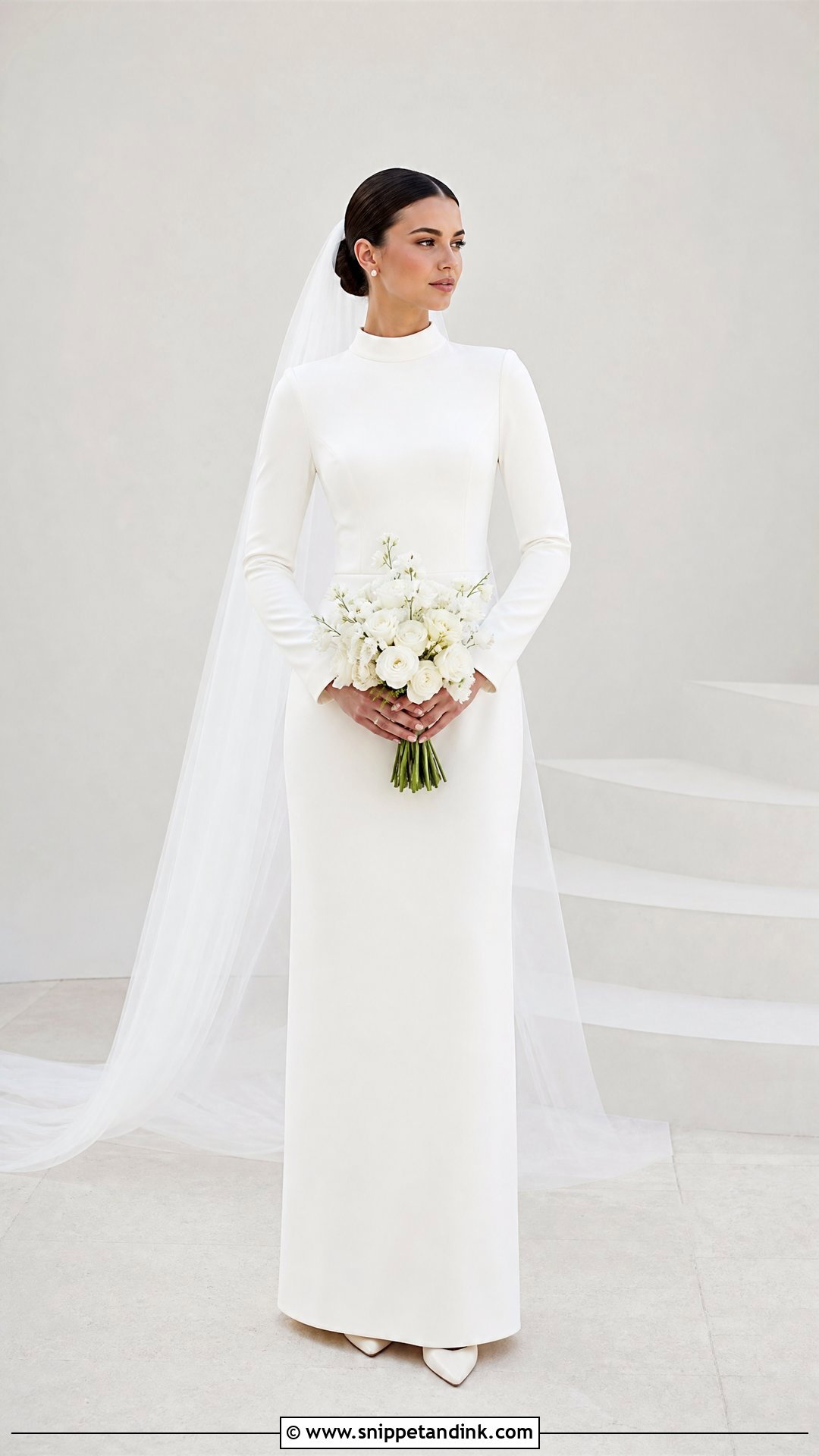 Minimalist Christian Bride Gown - Snippet and Ink - 25 Christian Bride Gowns