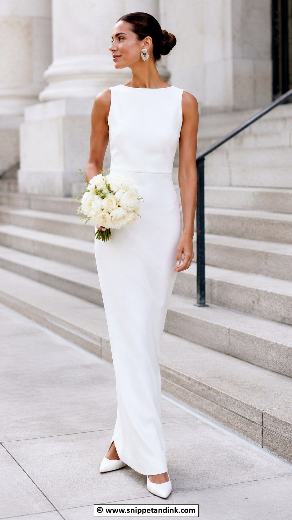 Minimalist City Wedding Dress - Snippet and Ink - 30 Minimalist Wedding Dresses
