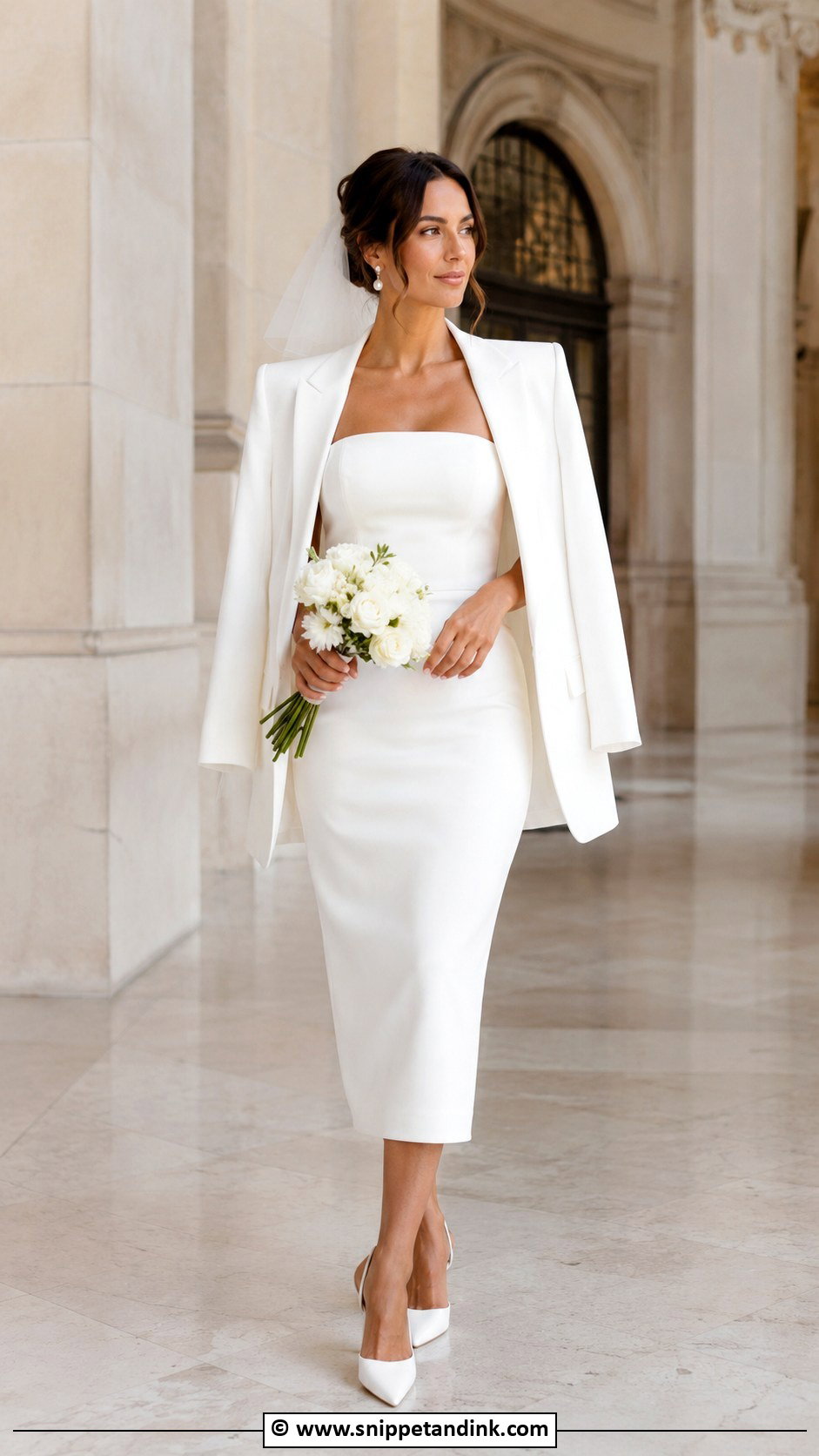 Minimalist Courthouse Wedding Dress - Snippet and Ink - 30 Minimalist Wedding Dresses