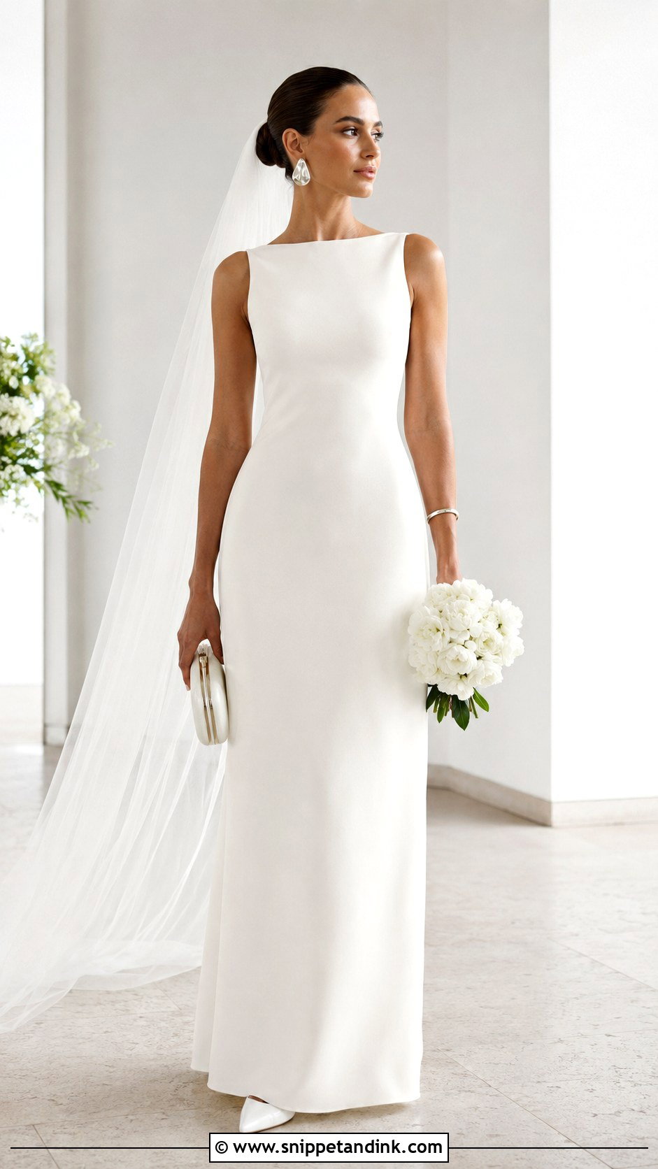 Minimalist Crepe Bridal Package - Snippet and Ink - 20 Bridal Package Ideas